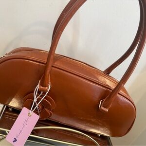 Brown Leather Handbag